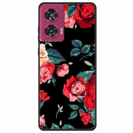 Etui Til Motorola Edge 50 Fusion Blomster