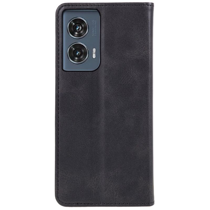 Flip Cover Til Motorola Edge 50 Fusion Kunstlæderoverflade