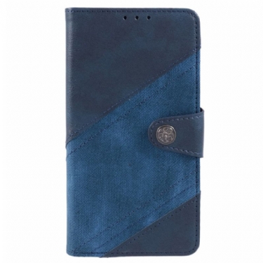 Flip Cover Til Motorola Edge 50 Fusion Tofarvet Vintage Design