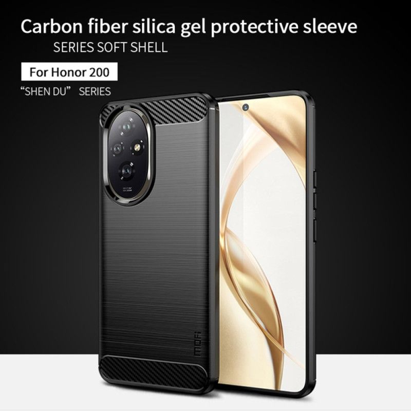 Cover Honor 200 Mofi Børstet Kulfiber