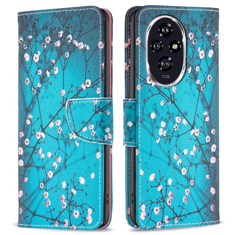 Flip Cover Til Honor 200 Blommeblomster