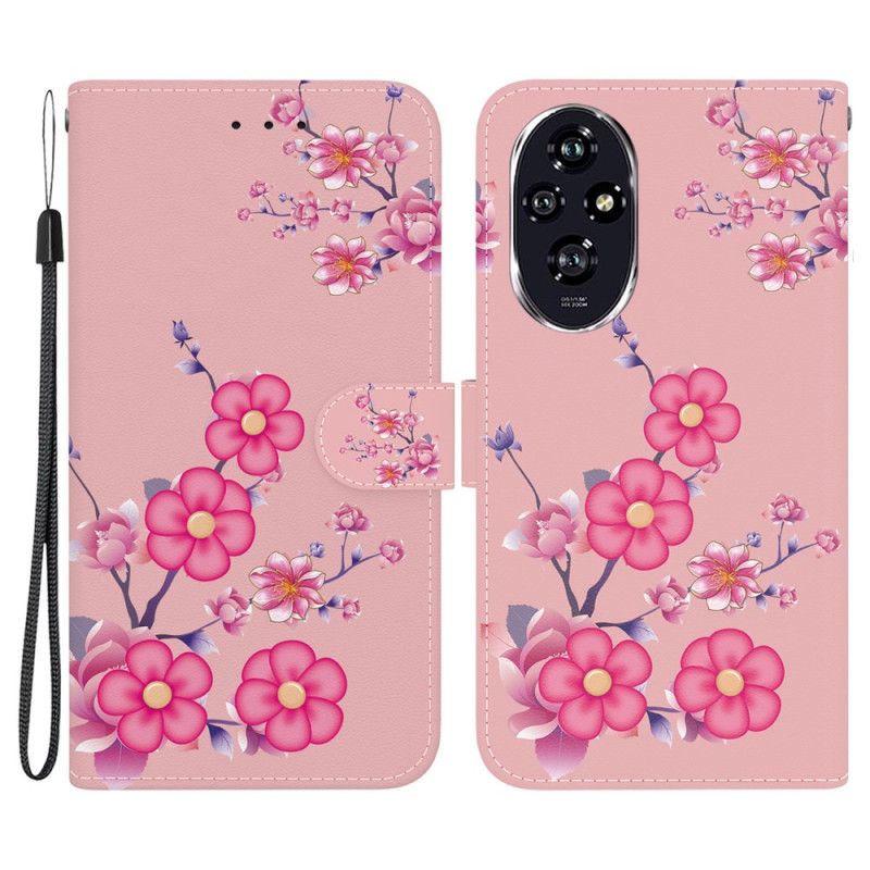 Flip Cover Til Honor 200 Sakura Med Rem