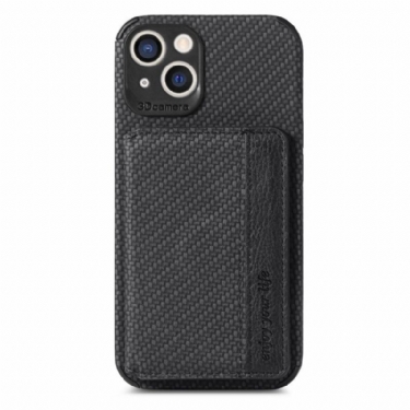 Cover iPhone 13 Anti-fald Carbon Fiber Card Holder