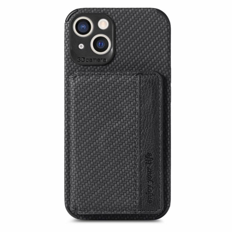 Cover iPhone 13 Anti-fald Carbon Fiber Card Holder