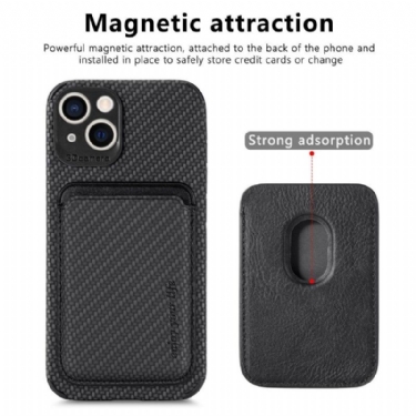 Cover iPhone 13 Beskyttelsessæt Magnetisk Kortholder