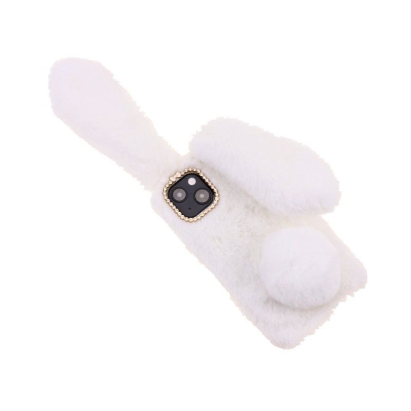 Cover iPhone 13 Faux Fur Bunny