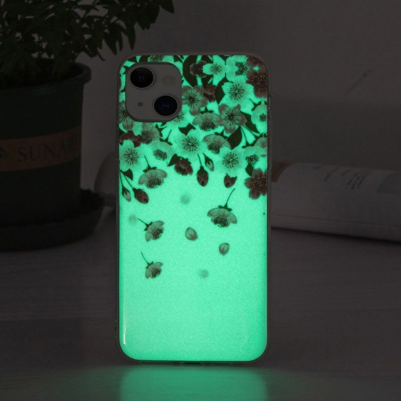 Cover iPhone 13 Fluorescerende Blomster