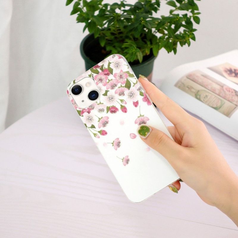 Cover iPhone 13 Fluorescerende Blomster