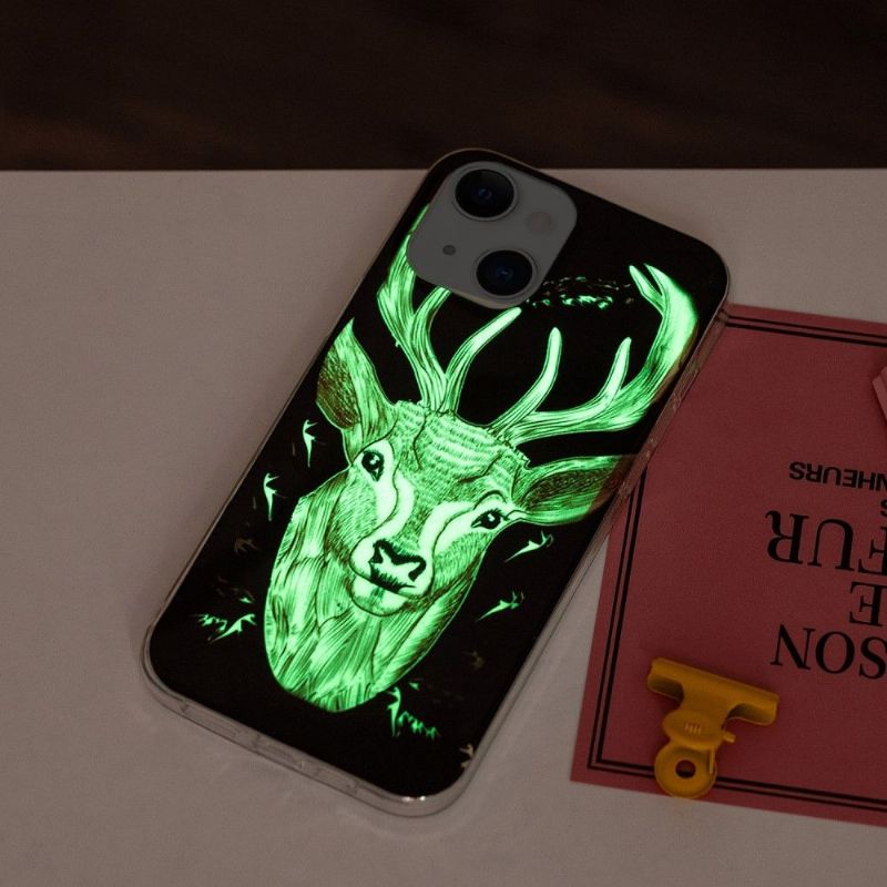 Cover iPhone 13 Fluorescerende Elg