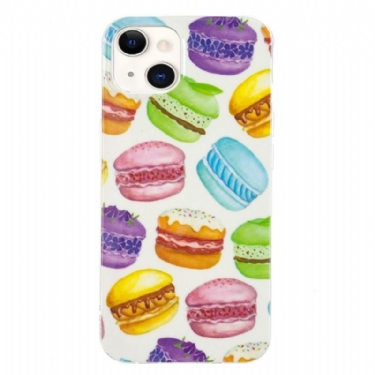 Cover iPhone 13 Fluorescerende Macarons