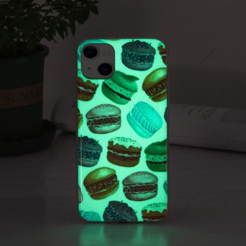 Cover iPhone 13 Fluorescerende Macarons