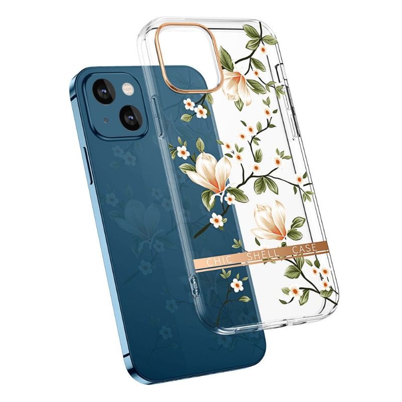 Cover iPhone 13 Gennemsigtige Blomster