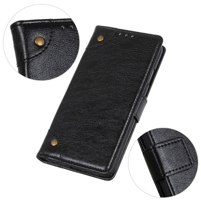 Flip Cover iPhone 13 Anti-fald Vintage Nappa