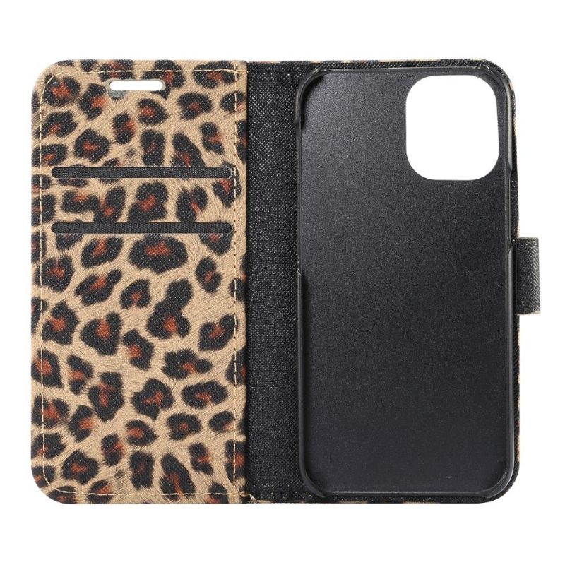 Læder Cover iPhone 13 Stålleopard