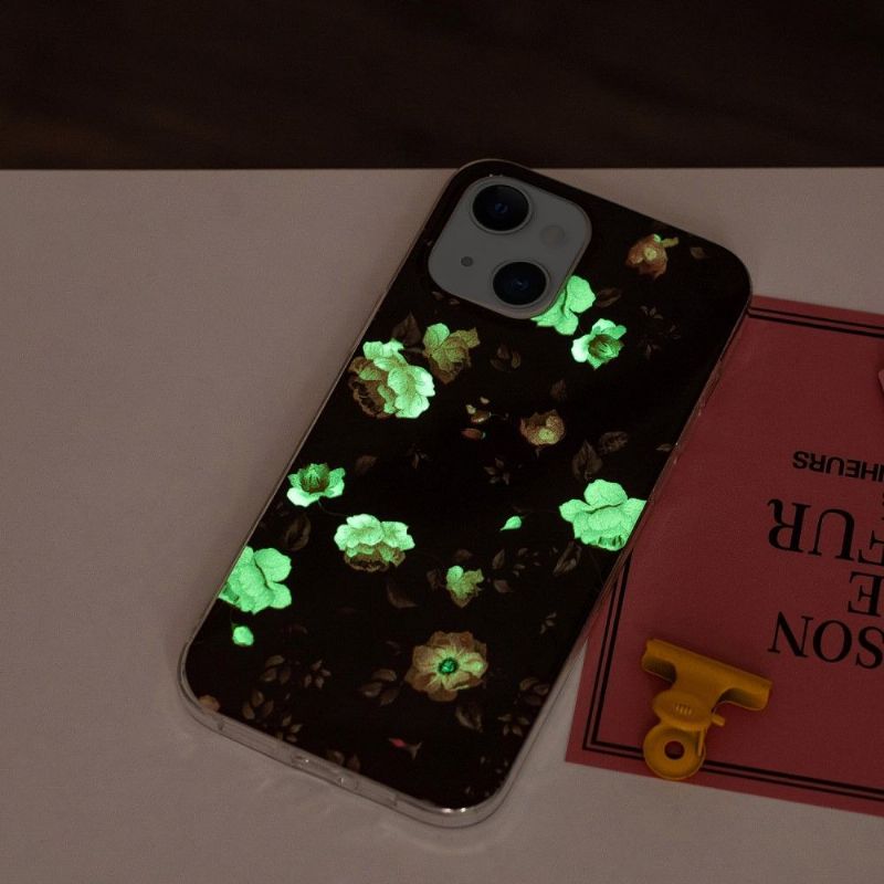 Mobilcover iPhone 13 Fluorescerende Sublime Blomster
