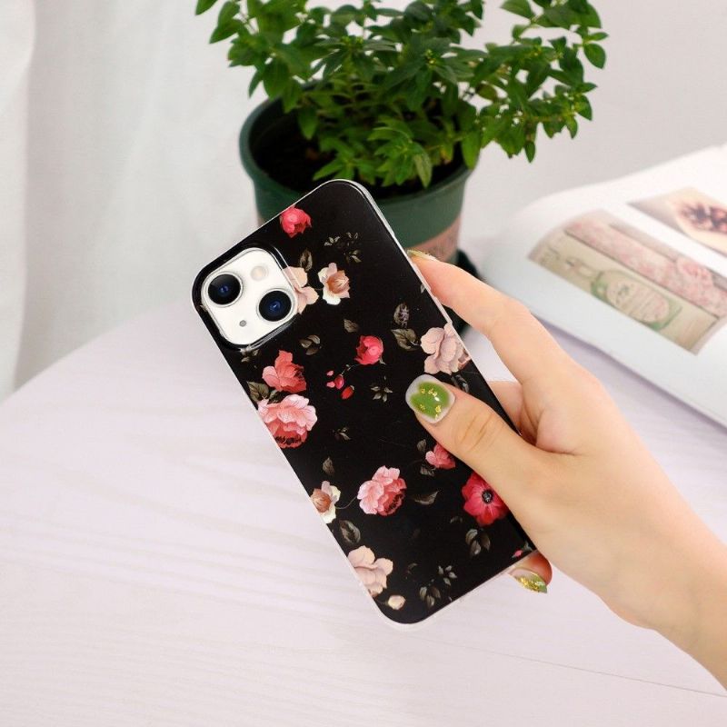 Mobilcover iPhone 13 Fluorescerende Sublime Blomster