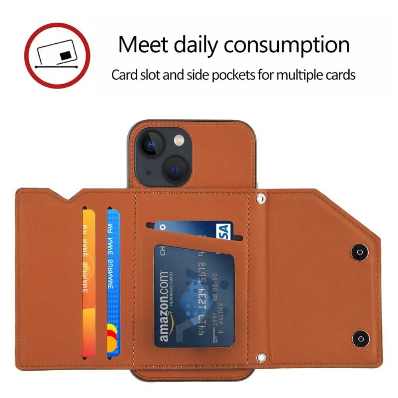 Mobilcover iPhone 13 Original Aude Multi-compartment Lanyard