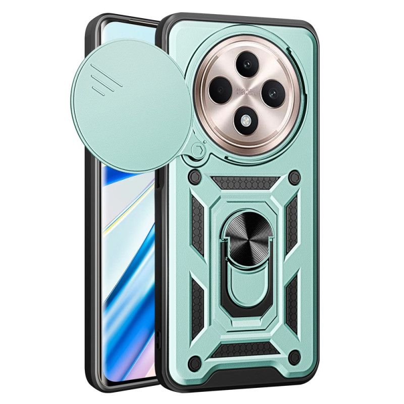 Cover Oppo Reno 12f 5g Telefon Etui Støttering Og Glidende Kamerabeskyttelse