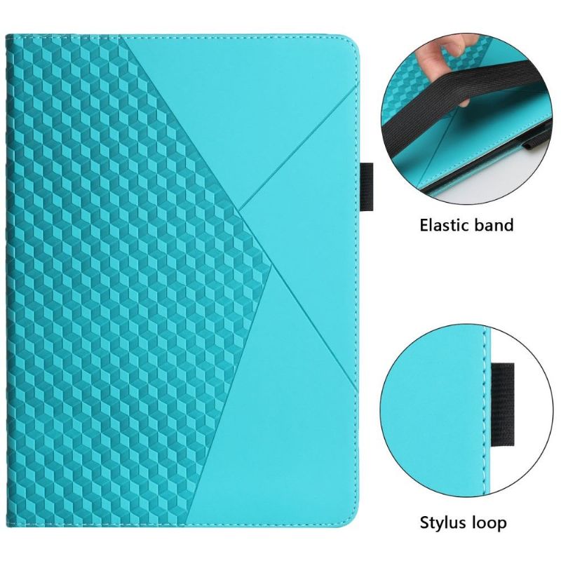 Cover Samsung Galaxy Tab A8 (2021) Cube Geometry Flap Kortholder