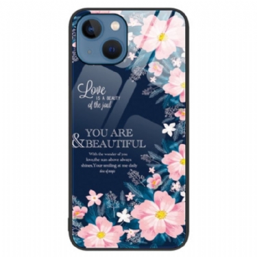 Cover iPhone 15 Plus Elsker Pink Blomster