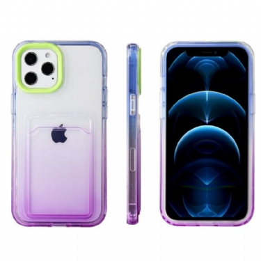 Cover iPhone 13 Pro Max Gradient Farvekortholder