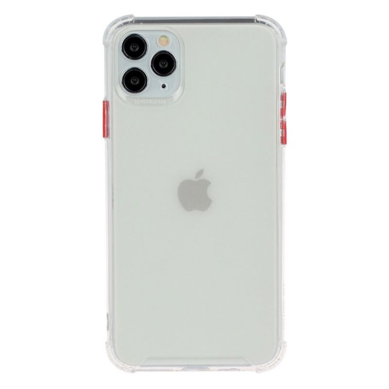 Cover iPhone 13 Pro Max Halvgennemsigtig Med Farvede Knapper