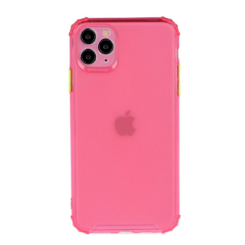 Cover iPhone 13 Pro Max Halvgennemsigtig Med Farvede Knapper