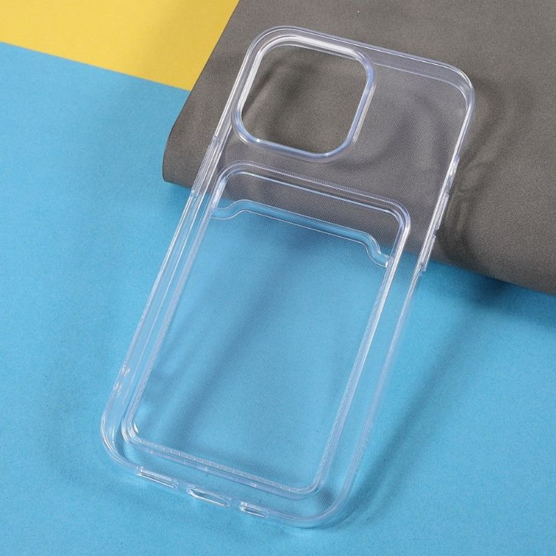 Cover iPhone 13 Pro Max Klar Kortholder