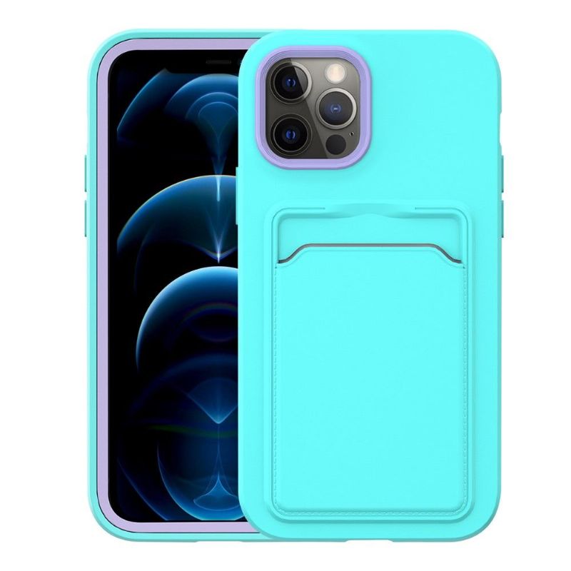 Cover iPhone 13 Pro Max Skin-touch Kortholder