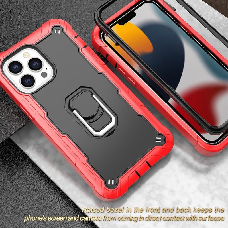 Cover iPhone 13 Pro Max Tofarvet Ringrustning