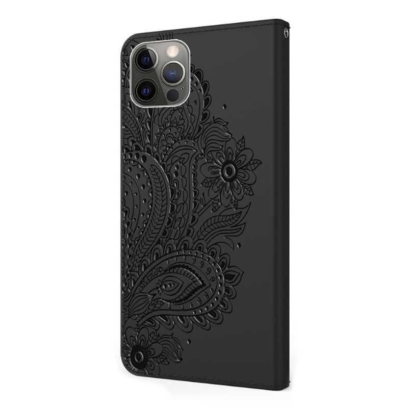 Læder Cover iPhone 13 Pro Max Lena Paisley