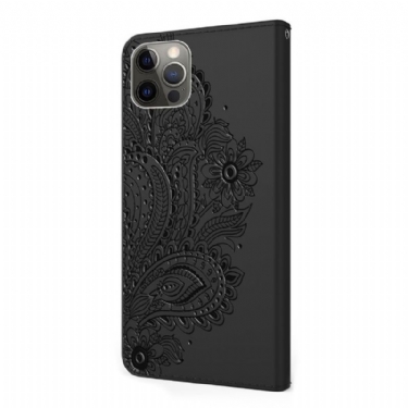 Læder Cover iPhone 13 Pro Max Lena Paisley