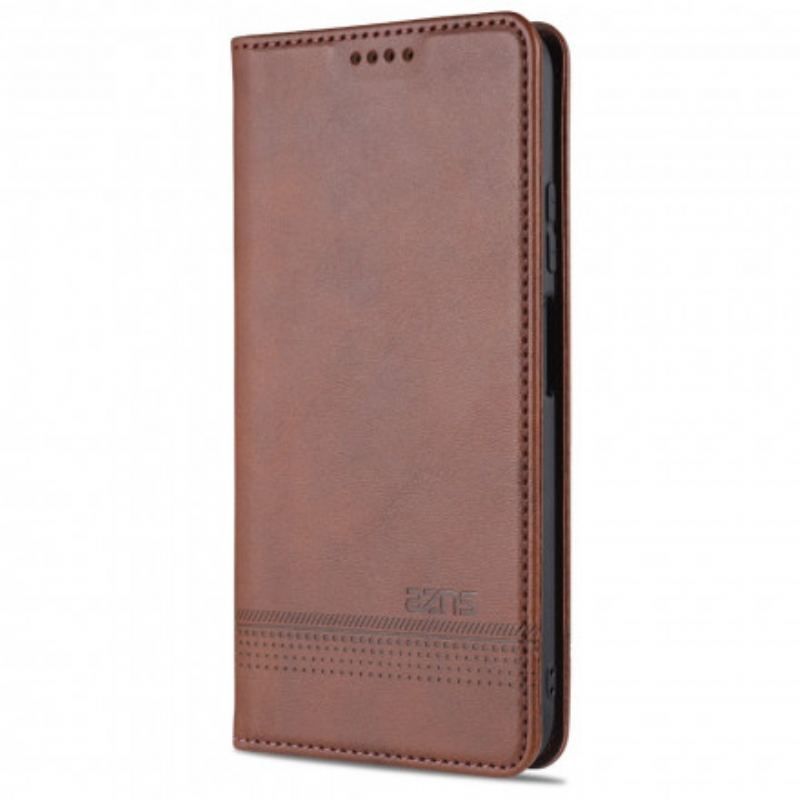 Cover Xiaomi Redmi Note 10 / 10S Flip Cover Azns Læderstyling