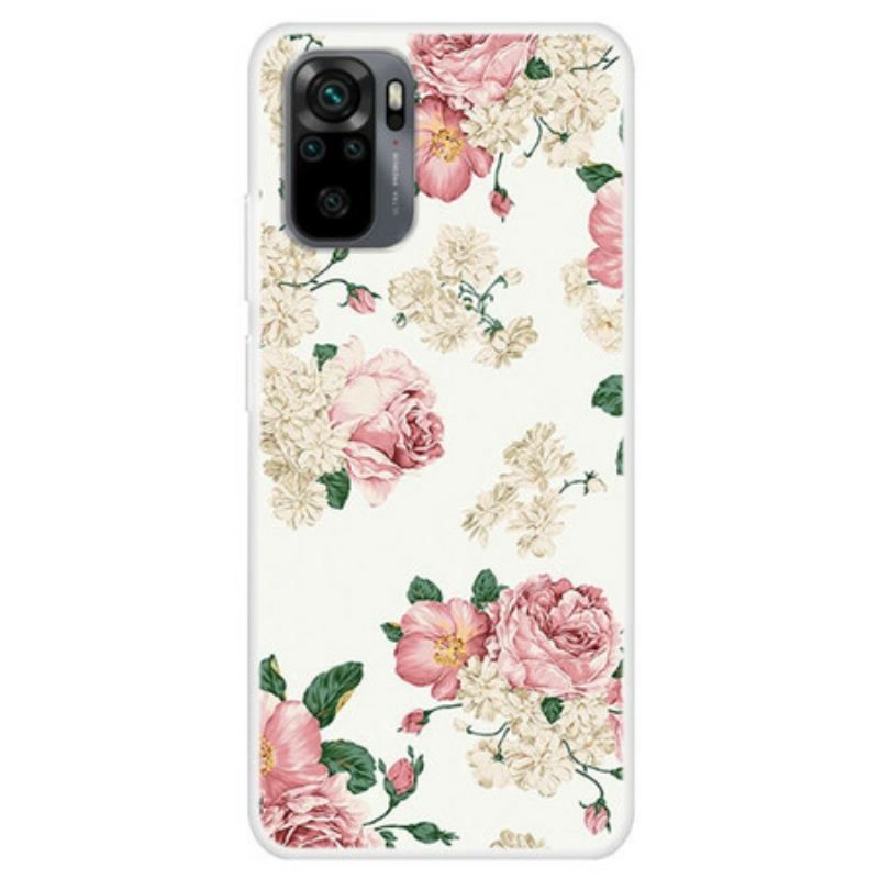 Cover Xiaomi Redmi Note 10 / 10S Frihedsblomster