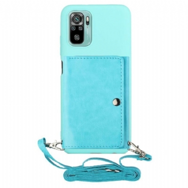 Cover Xiaomi Redmi Note 10 / 10S Kortholder Til Skulderrem