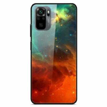 Cover Xiaomi Redmi Note 10 / 10S Premium Farver Hærdet Glas