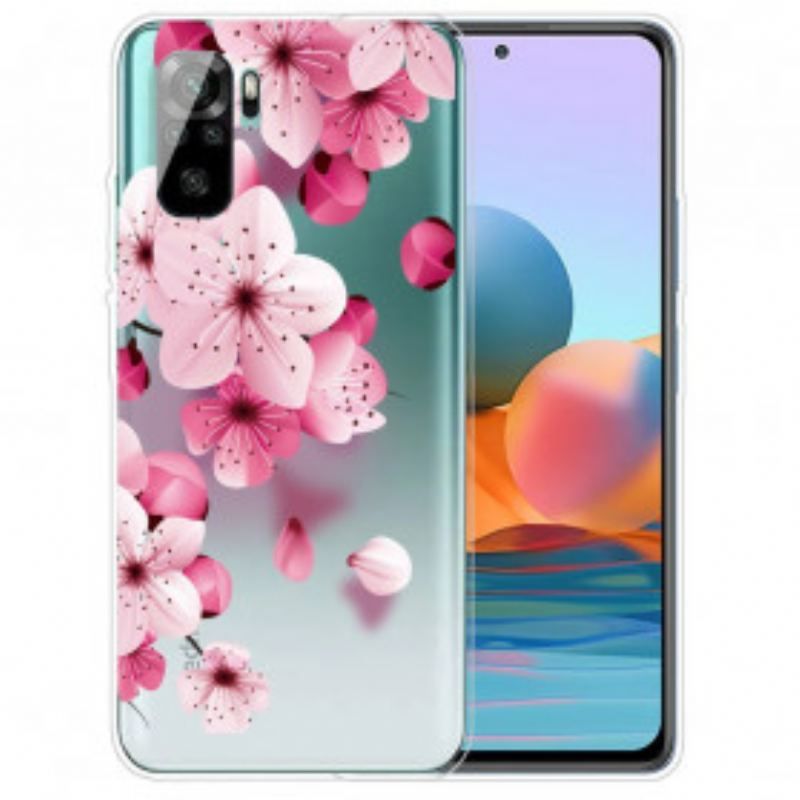 Cover Xiaomi Redmi Note 10 / 10S Små Lyserøde Blomster