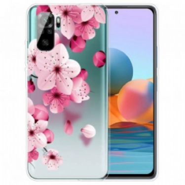 Cover Xiaomi Redmi Note 10 / 10S Små Lyserøde Blomster