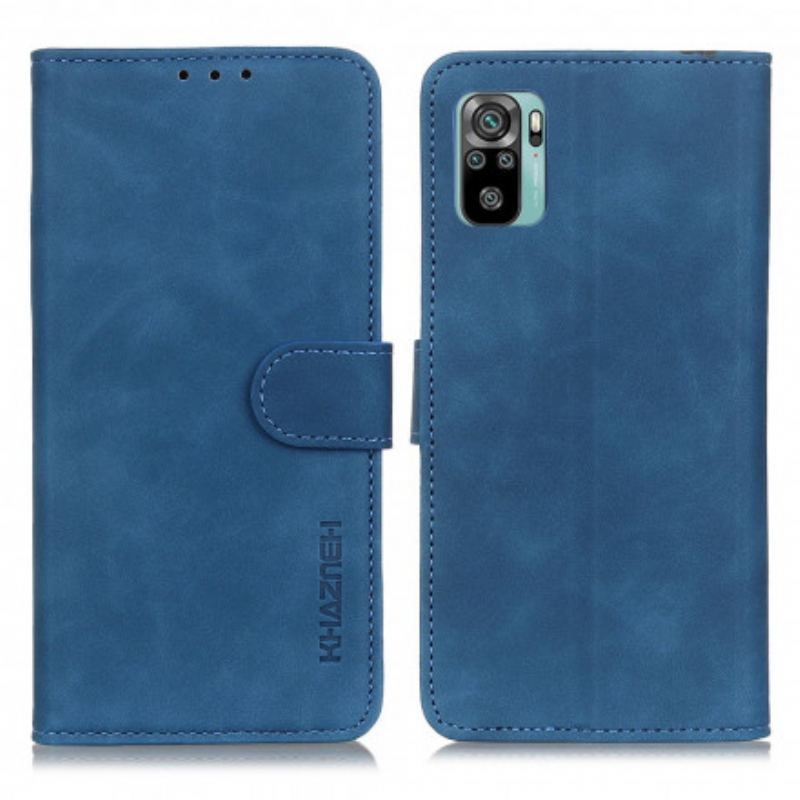 Flip Cover Xiaomi Redmi Note 10 / 10S Khazneh Vintage Lædereffekt