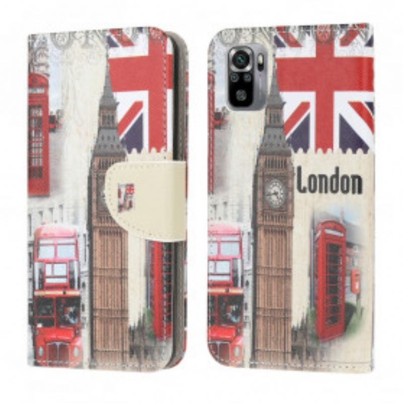 Flip Cover Xiaomi Redmi Note 10 / 10S London Liv