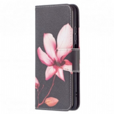 Flip Cover Xiaomi Redmi Note 10 / 10S Lyserød Blomst