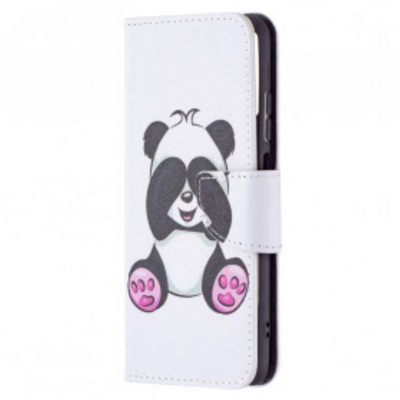 Flip Cover Xiaomi Redmi Note 10 / 10S Panda Sjov