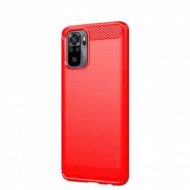 Mobilcover Xiaomi Redmi Note 10 / 10S Mofi Børstet Kulfiber