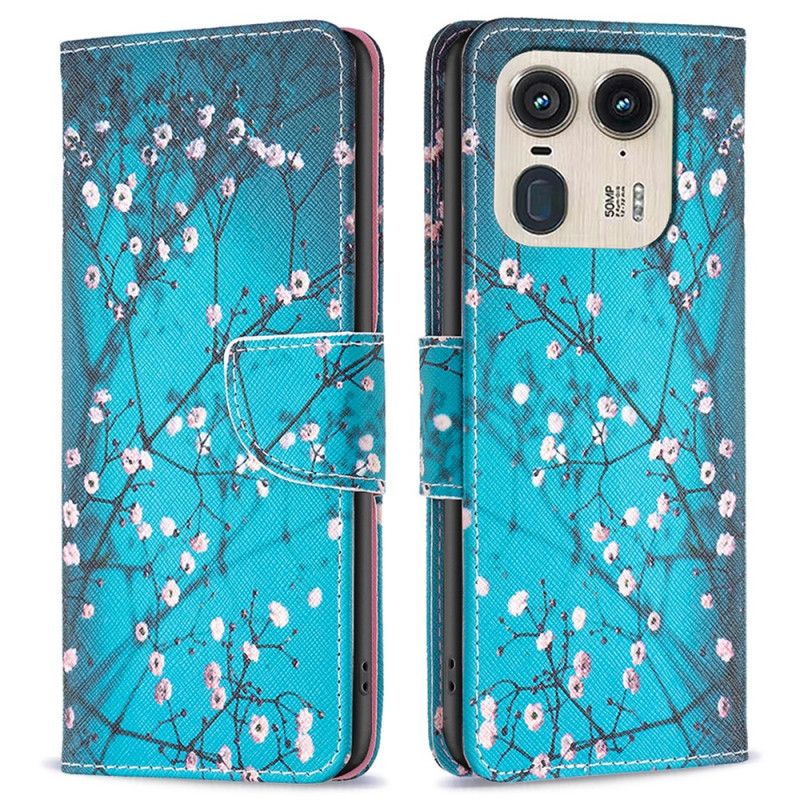 Flip Cover Motorola Edge 50 Ultra Blommeblomster