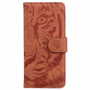 Læder Cover Motorola Edge 50 Ultra Tiger Footprint