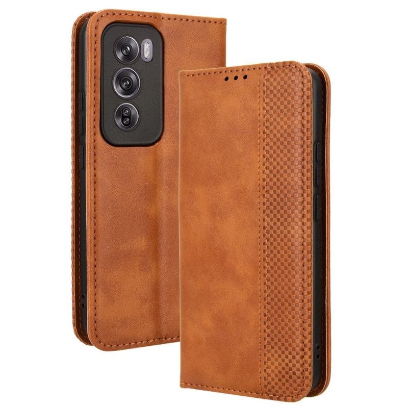 Flip Cover Oppo Reno 12 Pro 5g Vintage Frise