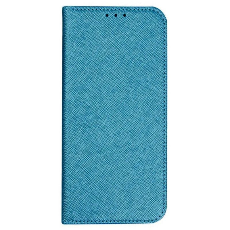 Læder Cover Oppo Reno 12 Pro 5g Telefon Etui Krydstekstur