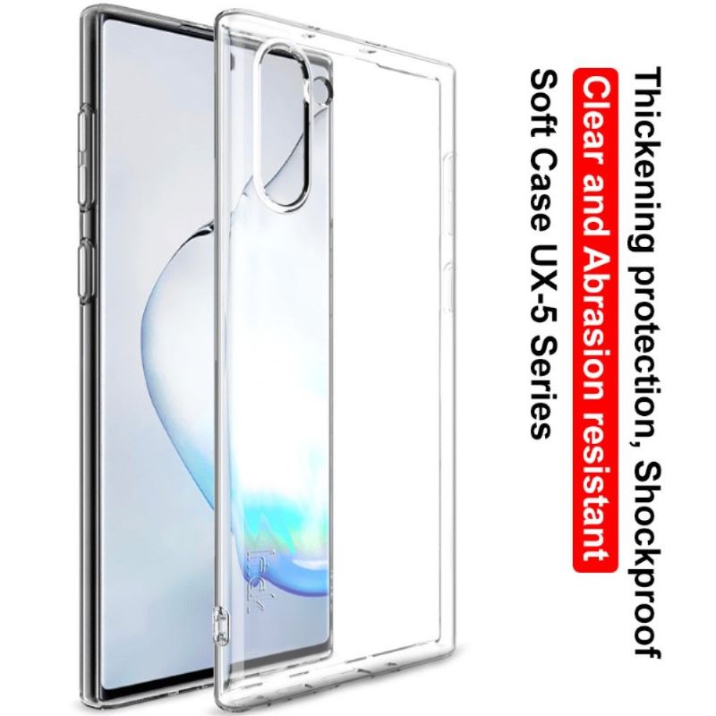 Cover Samsung Galaxy Note 10 Gennemsigtig Silikone