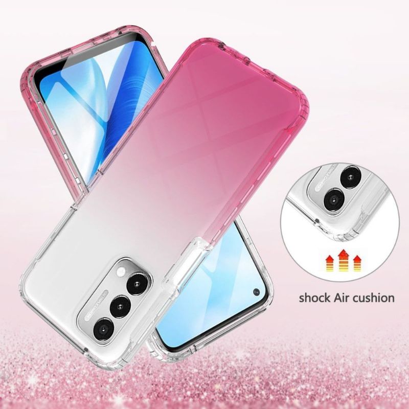 Cover Oppo A74 5G / A54 5G Gradient Med Hærdet Glas