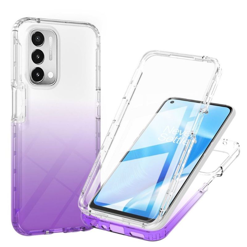 Cover Oppo A74 5G / A54 5G Gradient Med Hærdet Glas